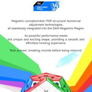 GAN Megaminx Maglev Product Details